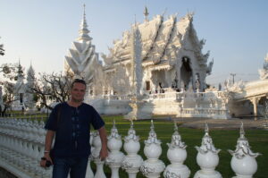 Der weiße Wat in Chiang Rai